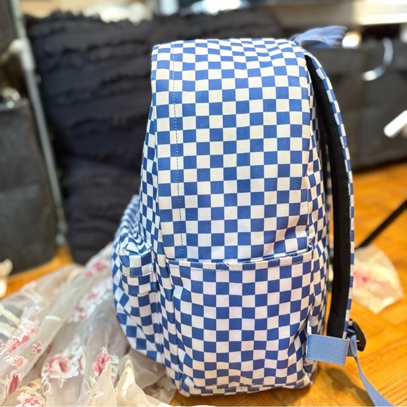 3/$10⚡️Blue & White Parkland Checkered Kids Backpack - Picture 12 of 16